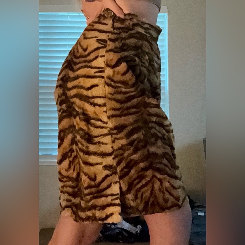 Tiger Print Skirt